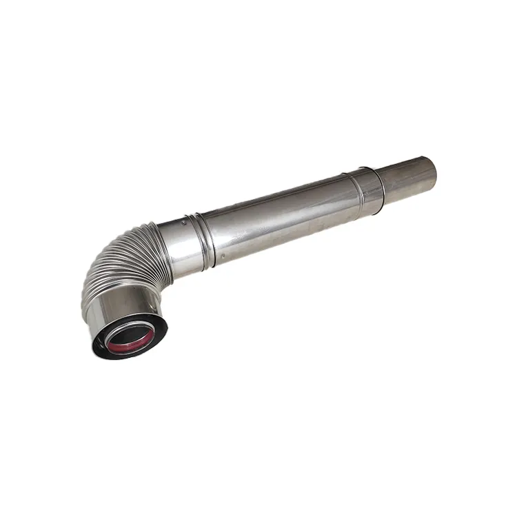 Custom Premium Shrink Extended Duct Coaxial Exhaust Pipe Apply For Heating