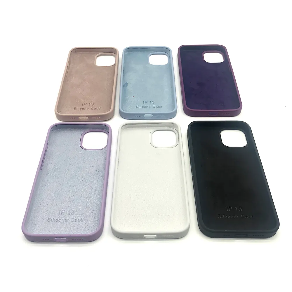Fashionable Hot Selling Silicone Shell Factory Direct Sale Custom Pattern Non-slip Solid Color 3d Silicone Phone Case For Iphone