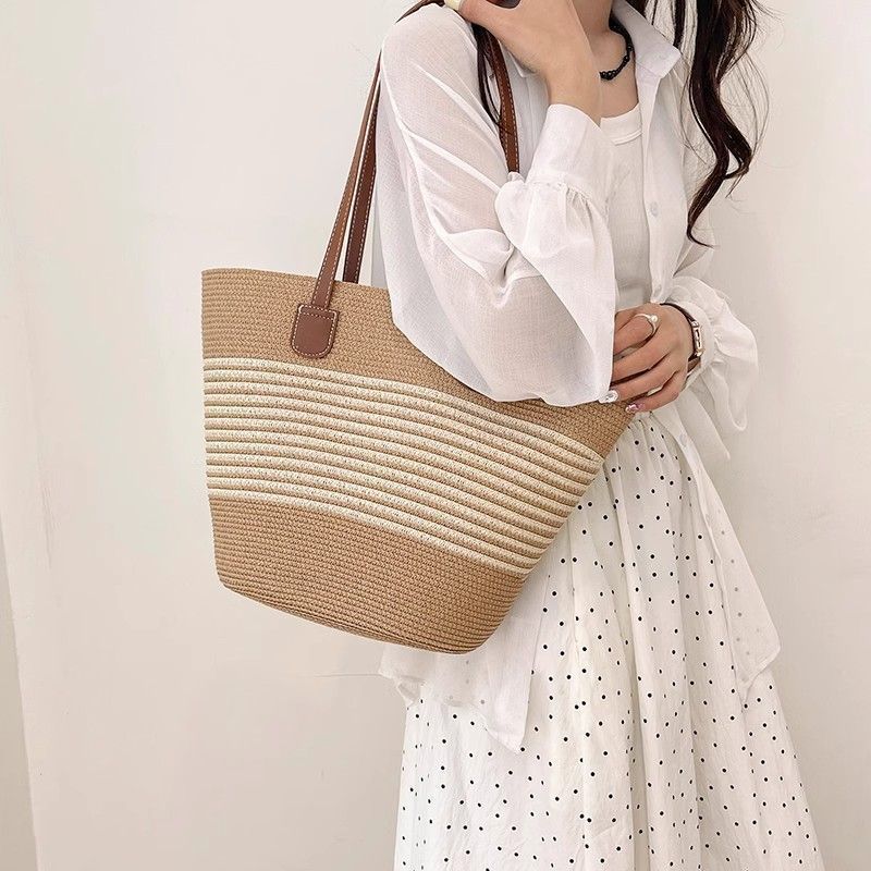 Midnight - Khaki and Beige Stripes - Carnival Price Drop