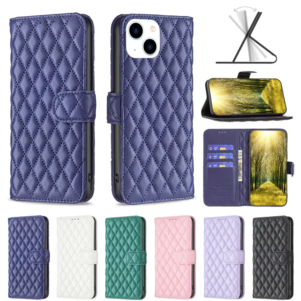 Funda de cuero con tapa para iPhone 14 Plus, 13, 12, 11Mini Pro, XS Max, soporte con ranuras para tarjetas, funda de teléfono para Motorola G13, G73, E13, G Play