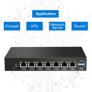 Gateway Vpn Router 1017U 1037U 6 Gigabit Ethernet Lan Pfsense Firewall Fanless <strong>Network</strong> Server Mini Pc - Product Image 3