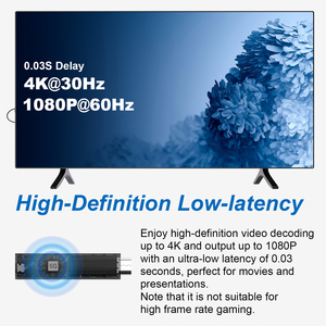 Wireless Sender and <strong>Receiver</strong> 0.03s Delay 1080P <strong>Output</strong> Transmitter and <strong>Receiver</strong> 50 Meters Plug and Play No Apps Mini Extender - Product Image 6
