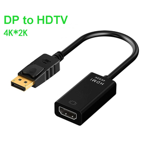 DP-HDケーブルアダプターPVCDisplayPort-コンピューターモニタープロジェクターコンバーターDP Revolution HDTV for Audio Video - Product Image 1