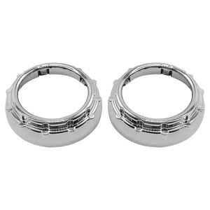 3.0 inç plastik HELLA 3R G5 Q5 Bi xenon Led projektör Lens kefen krom kapak krom maske güçlendirme farlar aksesuarları - Product Image 4