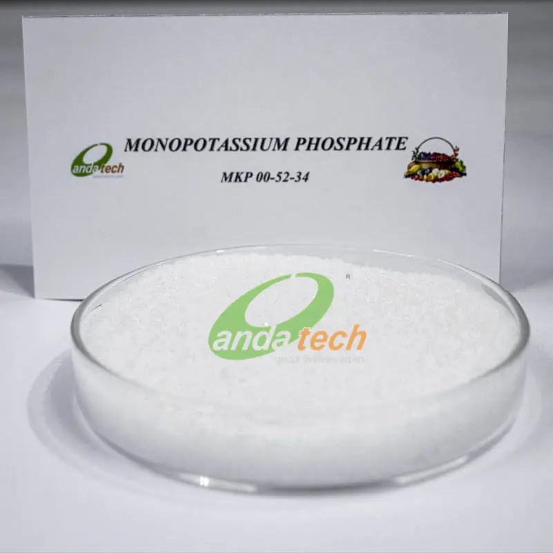 Mkp npk-fertilizante de fosfato de monopolo 0-52-34, dihidrógeno potásico, precio de fábrica de fosfato de monopotásico