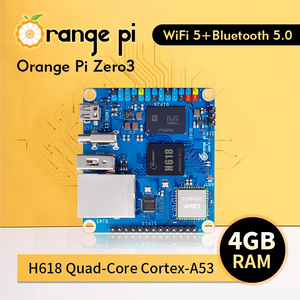 Orange Pi Zero 3 4G RAM All winner H618 WiFi5 BT5.0 Komplett set Optionales Gehäuse Lüfter kühlkörper Netzteil für OPI Zero 3 - Product Image 3