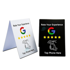 Variable Qr <strong>Code</strong> Printing Programmable RFID Tag213/215 /216 Google Review NFC Stand Cards