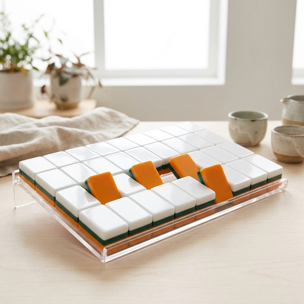 Solara Mahjong Tiles-Red