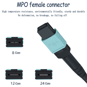 MPO - LC SC FC ST MPO光ファイバーパッチコードLSZH MPOトランクケーブルOM3/OM4カセットモジュール光ファイバーパッチコード - Product Image 6