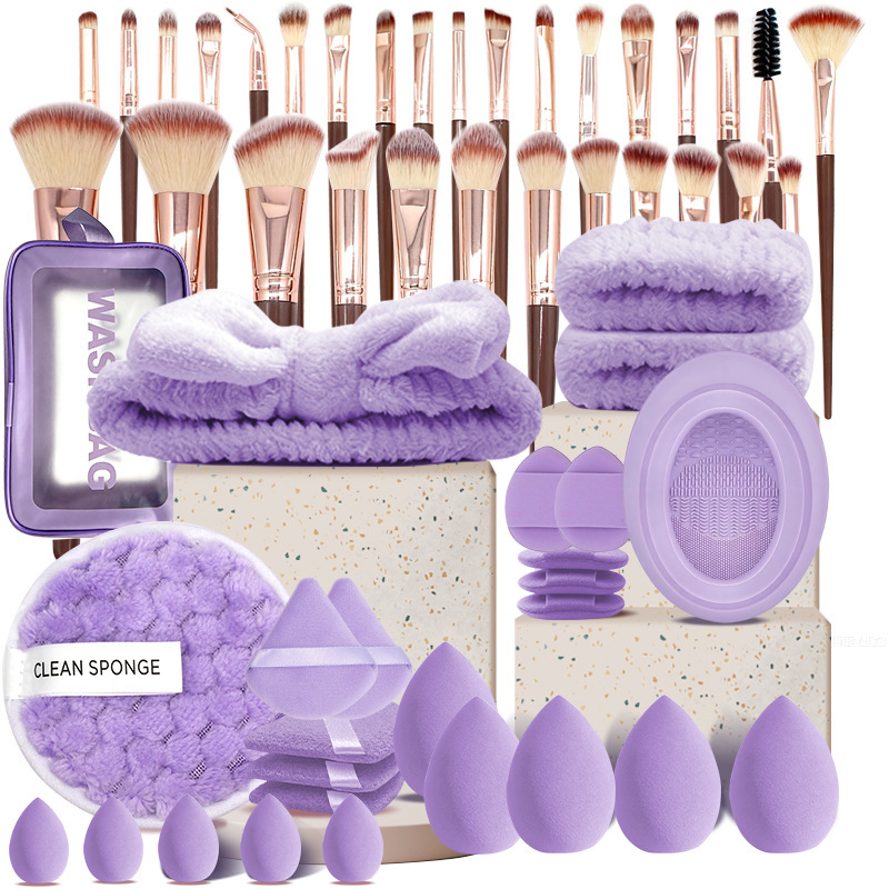 56-piece purple