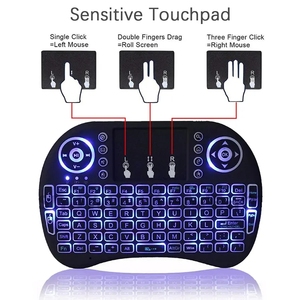 I8 Mini <strong>Keyboard</strong> 2.4ghz English Russian 3 Color Air Mouse 7 Color Backlit I8 with Touchpad Remote <strong>Control</strong> Fit for Android TV Box - Product Image 5