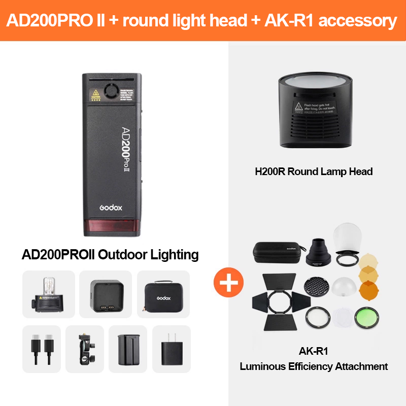 AD200ProII + H200R + AK-R1