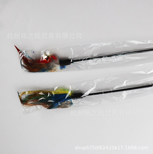 宠物猫猫用品玩具缓解无聊玩耍和挑逗轻便铃铛羽毛玩具和猫棒