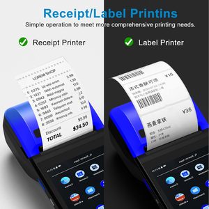 Noryox NB60PRO 6&quot; Portable POS Terminal 64GB Flash Storage CPU <strong>QR</strong> <strong>Code</strong> <strong>Scanning</strong> 58 mm Billing Receipts Printing With Rear Camera - Product Image 6