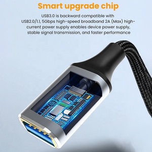 厂家直销热卖定制USB 3.0数据线USB3.0 USB 3.0 AM至AF电脑闪存延长线 - Product Image 2