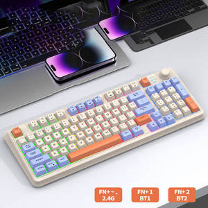 紧凑型蓝牙双模无线键盘RGB灯无线键盘笔记本桌面平板键盘 - Product Image 2
