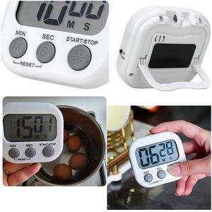 Multi-Function Electronic <strong>Timer</strong> Small Digital Kitchen <strong>Timer</strong> with Magnetic and ON/Off <strong>Switch</strong> Minute Second Count up <strong>Countdown</strong>