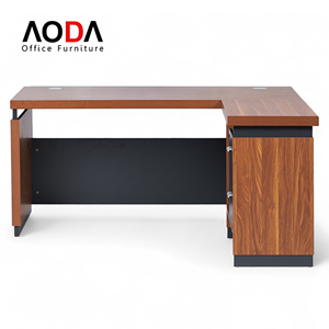 Châu Phi nội thất văn phòng hiện đại L hình văn phòng điều hành bàn với ghế điều hành escritorio de oficina Bureau de travail - Product Image 3