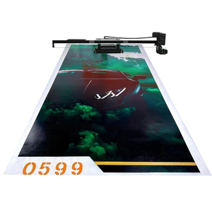 信仰2024新型地板打印机，带轮轨双头二合一地板印刷机CMYKW紫外墨水 - Product Image 1
