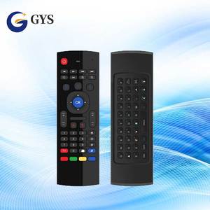 Venta al por mayor OEM ODM MX3 colorido retroiluminado Mini teclado 2,4G inalámbrico Fly Air Mouse teclado completo Universal Control remoto MX3 - Product Image 2