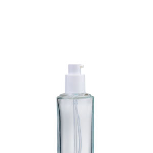 Custom Clear Glass Loção Bomba Garrafa para Skincare Facial <span class=keywords><strong>40ml</strong></span> 100ml 120ml Capacidade <span class=keywords><strong>Empty</strong></span> Cosmetic Packaging <span class=keywords><strong>Container</strong></span> Carton P