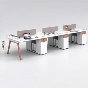 Economical Office <strong>Computer</strong> <strong>Desk</strong>, 4/6 Large Desktop, Multi-functional Workbench, Can Be Spliced and <strong>Customized</strong> - Product Image 1