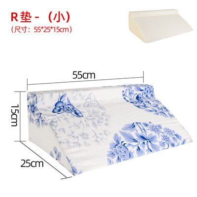 Blue and blue floral pattern