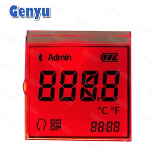 Kunden spezifisches LCD 4/14 Digit 7-Segment-Bildschirmanzeige RGB 3 Farben Hintergrund beleuchtung TN Positives LCD für Stirn pistolen - Product Image 5