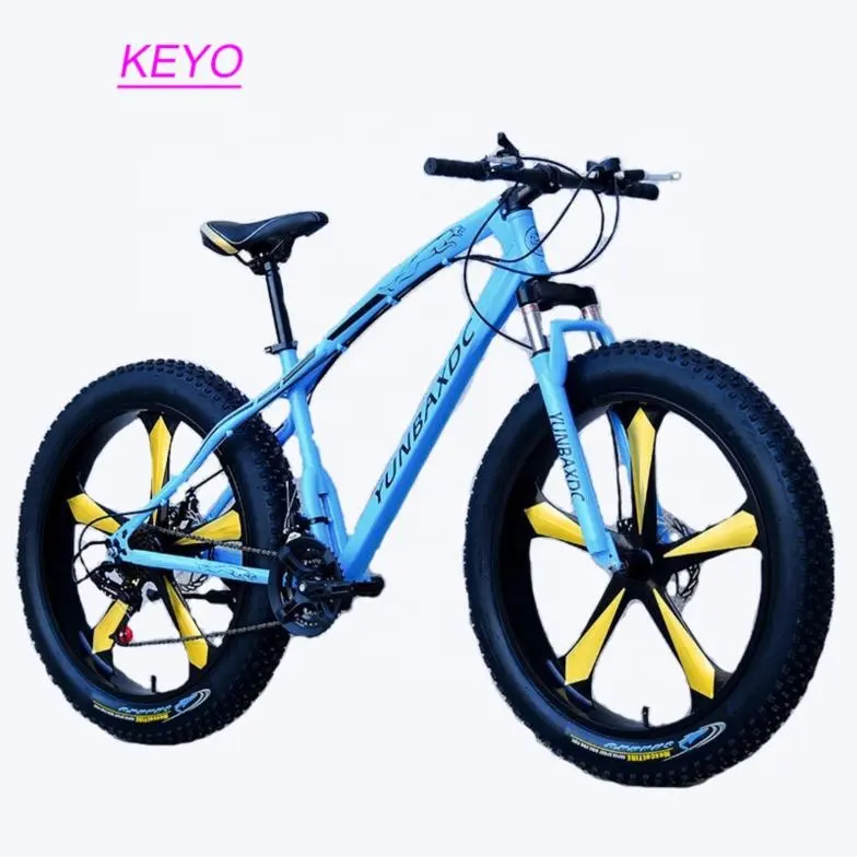 맞춤형 디자인 최고 판매 전체 서스펜션 성인 단일 휠 21 속도 스노우 자전거 자전거 26x4.0 지방 타이어 자전거