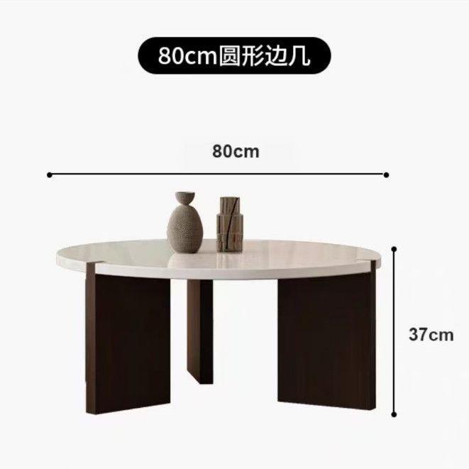 Table d'appoint ronde 80 cm