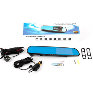车载行车记录仪高清后视镜1080P带反向图像的单记录双镜头 - Product Image 4