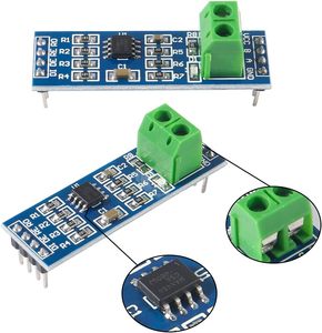 Módulo transceptor MAX485 RS485 TTL UART serie a RS485 módulo de interfaz de instrumento 5V Placa de accesorios de desarrollo - Product Image 3