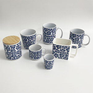 マグカップ愛好家のための昇華のための7つの白いパーソナライズされたマグカスタムコーヒープリントマグの新しいセット