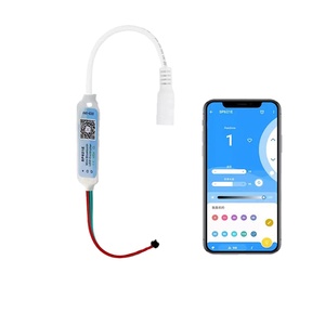DC5V-24V мини светодиодный пиксель контроллер SP621E музыкальное приложение RGB Светодиодные полосы света WS2812B WS2811 - Product Image 1