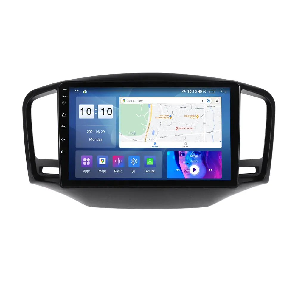 MEKEDE 2 Din Stereo Mobil 1280*720 IPS, GPS Multimedia Mobil RDS AHD Video Mobil Android 11 8 Core 350G untuk Roewe 350 MG 2010 2016-128