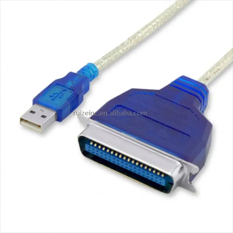 Cable USB a CN36 para impresora, Conector de adaptador de impresora IEEE 1284 de 36 pines