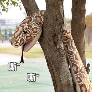 Eco friendly simulazione personalizzata pitone giallo serpente animali imbalsamati - Product Image 3