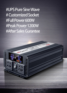 CE Approval <strong>UPS</strong> Function <strong>Input</strong> 12V 24V DC <strong>Output</strong> 110V 220V Power Inverter with Battery Charger 600W 1000W - Product Image 5