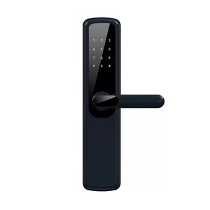WiFi anahtarsız giriş parmak izi akıllı kapı kilidi elektrikli kapı topuzu yatak odası kapıları için biyometrik kolu kilidi - Product Image 5