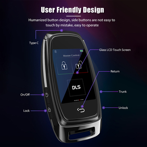 Hot Selling Universal Touch Screen Smart Auto <strong>Key</strong> for <strong>Audi</strong> Car Smart <strong>Key</strong> LED Keyless Entry System - Product Image 3