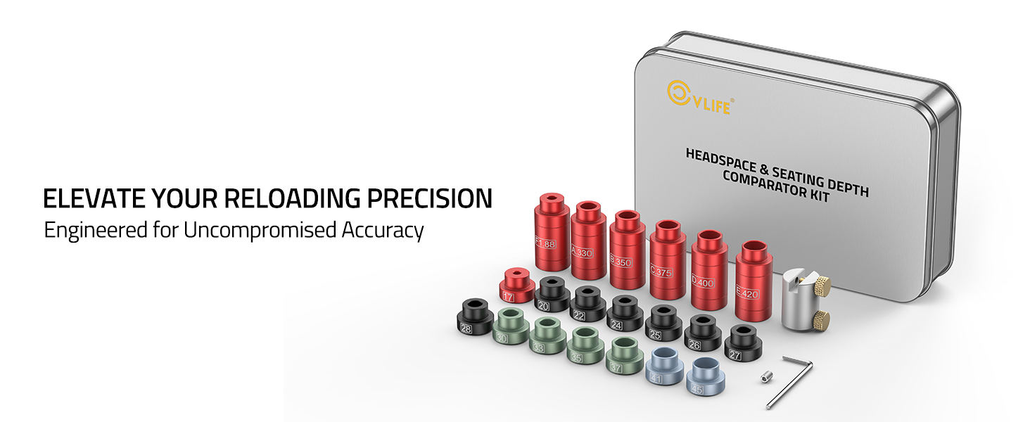 Headspace amp; seating depth comparator kit