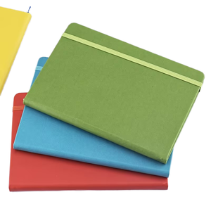 JPS OEM A5 personalizado con correa elástica Pu diario cuaderno impreso logotipo de la marca diario Bloc cuaderno de notas de cuero PU