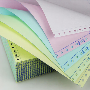 Papel continuo de alta calidad para ordenador, papel de copia NCR, papel continuo para ordenador, papel sin carbón