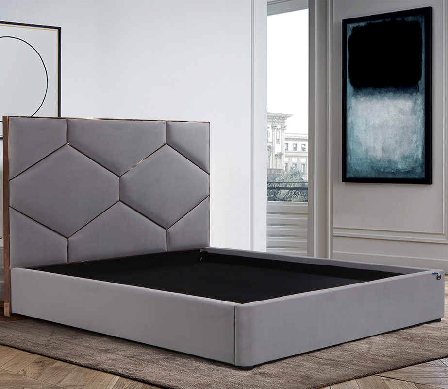 Modern design fabric DOUBLE /QUEEN/KING SOFT BED