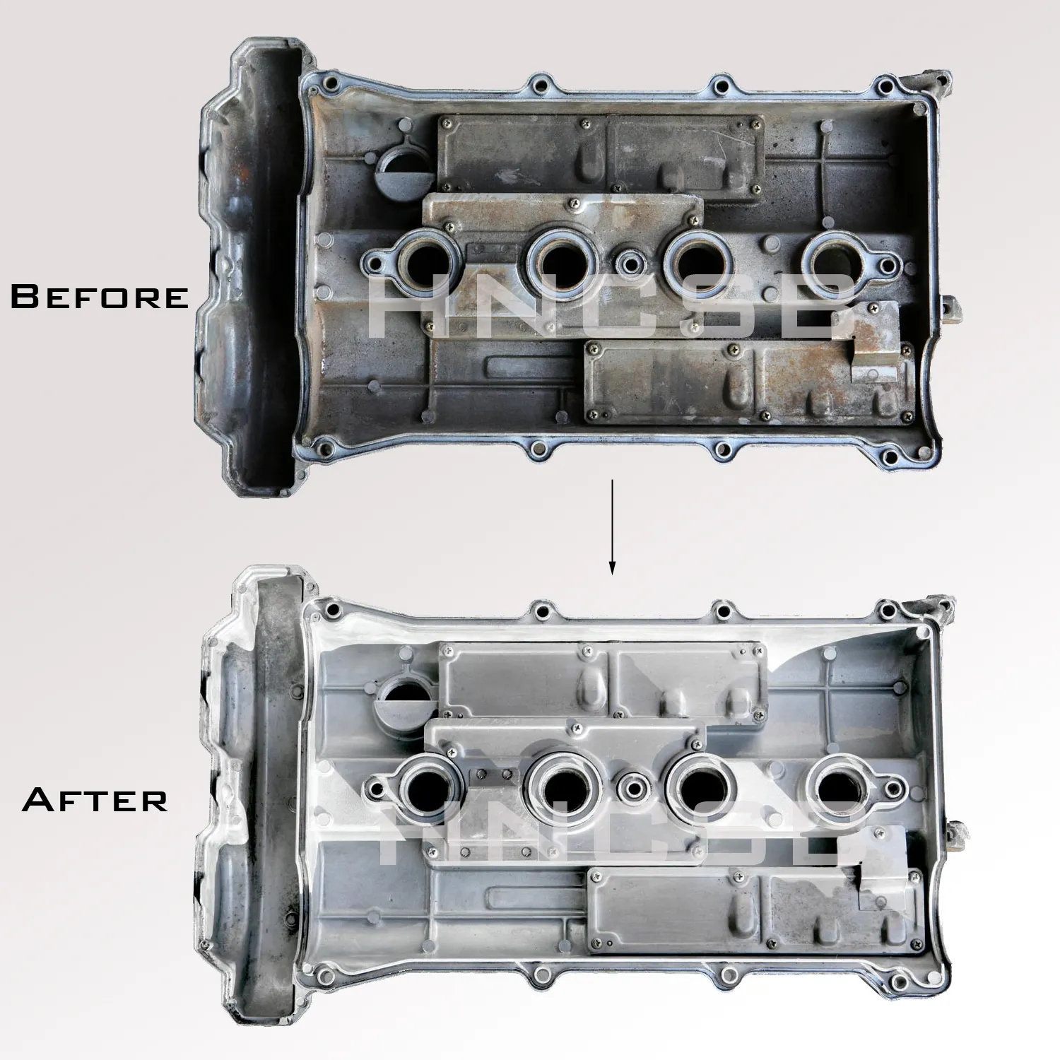 Machine de nettoyage à moteur Diesel ultrasonique HNCSB, appareil industriel pour nettoyer les pièces automobiles, personnalisable disponible