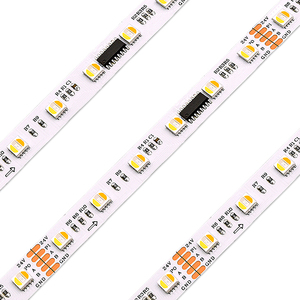 Dc12v ที่มีความสว่างสูง Dc24v DMX 512 60LEDs/M แอดเดรส Dmx512โปรแกรมได้แถบไฟ LED rgbtw - Product Image 5