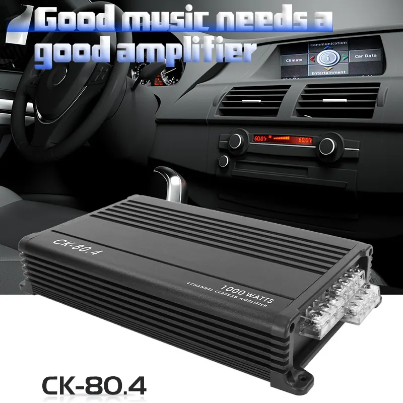 Suoer CK series 12V 4 channel class ab car amplifier 500w 1000w 1500w 2000w 2500w car amplifier wholesale car amp