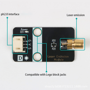 5VレーザーセンサーモジュールKY 008 Arduino、ロボティクス、反逆保護に対応するDIYエレクトロニクスLEGO - Product Image 3