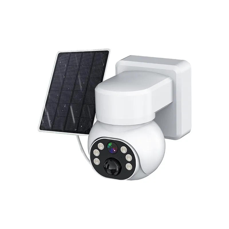 Kamera Pengawas IP Tenaga Surya WiFi Nirkabel Luar Ruangan 2MP Kamera Rumah 1080P HD Ip CCTV Keamanan TUYA Kamera WIFI