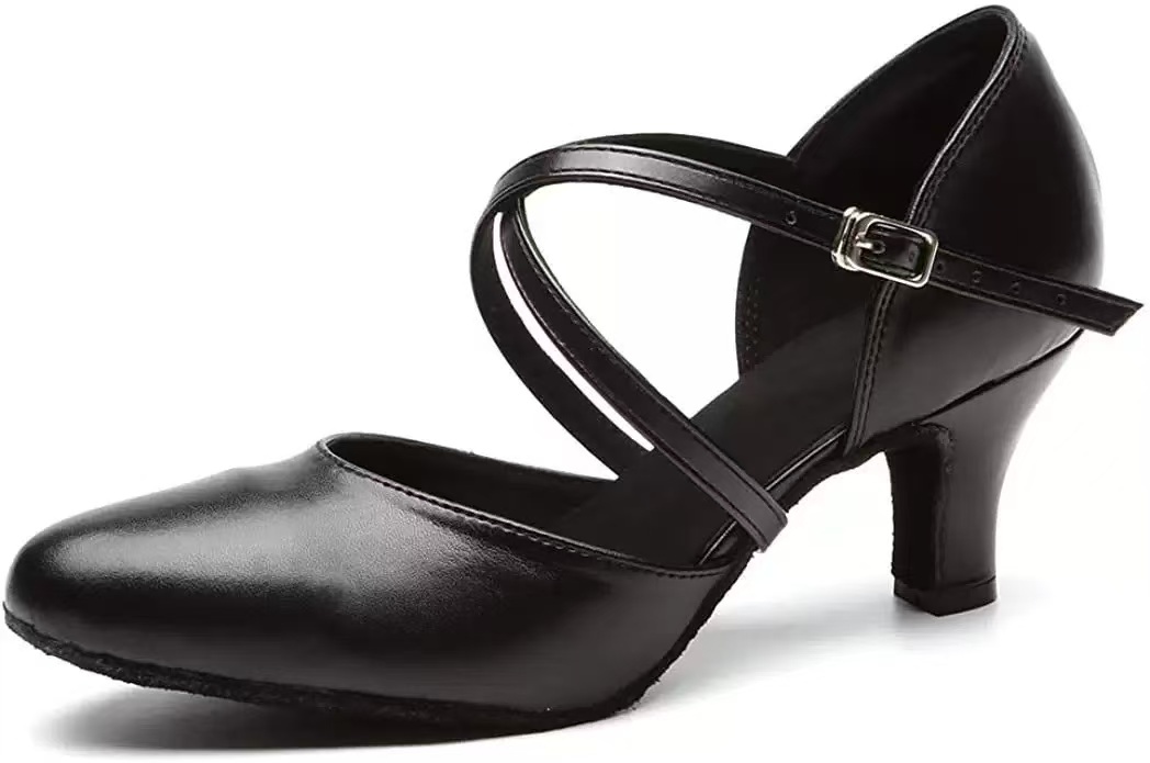 Semelle en daim 7,5 cm noir 02